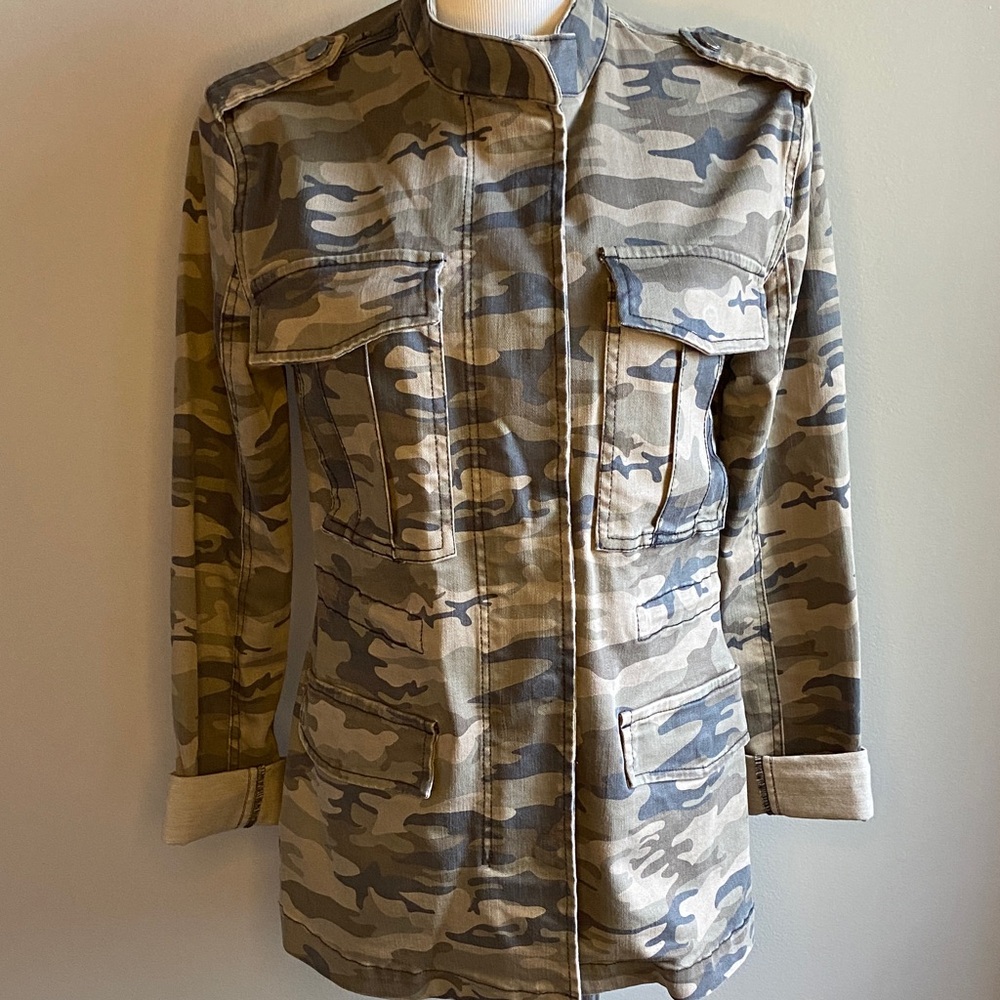 Sanctuary Camo Utility Jacket (Size XS, EUC)